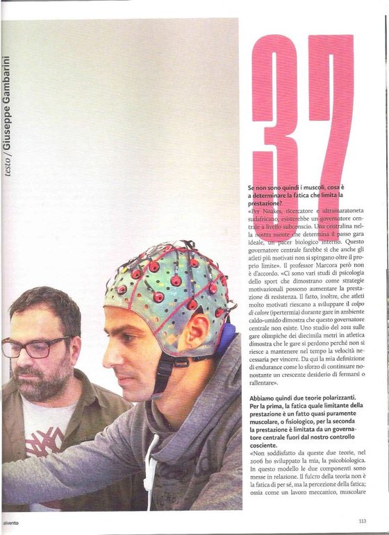 Articolo e intervista pubblicati sulla rivista di ciclismo Alvento, a cura di Giuseppe Gambarini